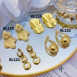 #XL Zarcillos de lujo oro chino new 15&