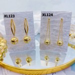 #XL Zarcillos de lujo oro chino new 15&