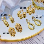 #XL Zarcillos de lujo oro chino new 15&