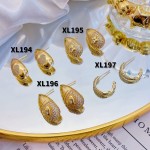 #XL Zarcillos de lujo oro chino new 15&