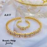 #A juego pulsera con anillo oro chino 18k 32&