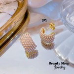 #P zarcillo con piedra oro chino 21.5&