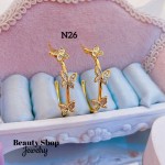 #N zarcillo lujos de gold field 21.5&