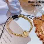 pulsera balin con dije oro chino 18k 12&
