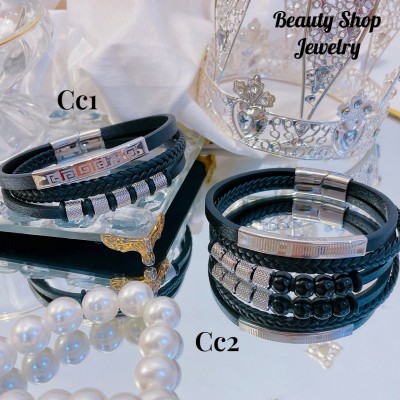 pulsera cuero caballero 20&