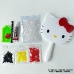 Espejo sanrio con materiales cristal manualidad
