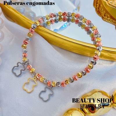 pulsera ajustable balin raya catier 16&