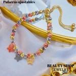 pulsera ajustable balin raya catier 16&