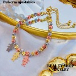 pulsera ajustable balin raya catier 16&
