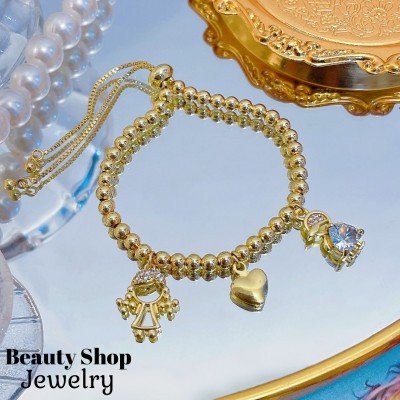 pulsera balin con dije 17&
