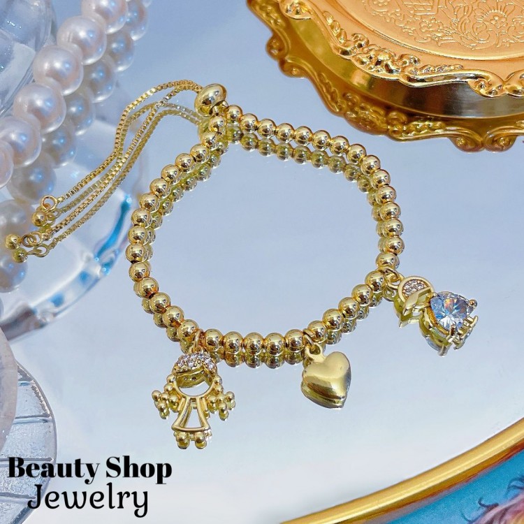 pulsera balin con dije 17&