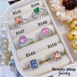 #B Anillos lujo ajustable Baño oro 18k  （&10）
