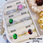 #B Anillos lujo ajustable Baño oro 18k  （&10）