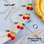 Ear cuff Cereza oro chino