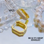 #wg zarcillo lujos oro chino 18k 13&