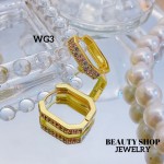 #wg zarcillo lujos oro chino 18k 13&