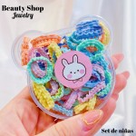 estuche de colas y gancho de nina 8&
