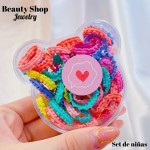 estuche de colas y gancho de nina 8&