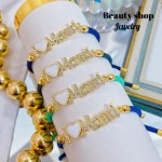 pulsera hilo con dije mama