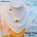 cadena perla con dije gold field 11&