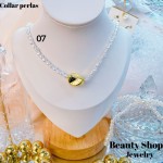 cadena perla con dije gold field 11&