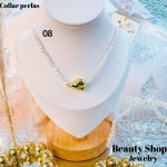 cadena perla con dije gold field 11&