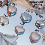 #C Cadena con dije corazon 12.5&-14& con cadena ajustable 2.7$