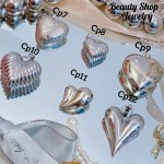 #C Cadena con dije corazon 12.5&-14& con cadena ajustable 2.7$