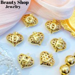cadena corazon doble usos (solo dije 1.85$) 12.50& 14&ajustable