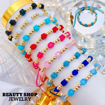 pulsera ajustable de hilo 10.5&