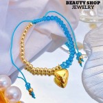 Pulsera ajustable con dije Corazon 12&