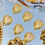 dije inicial Corazon oro chino 11&