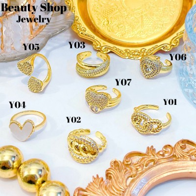 #Y anillos tendencia rodio 14&