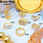 #Y anillos tendencia rodio 14&