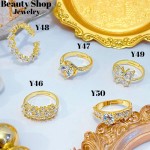 #Y anillos tendencia rodio 14&