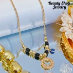 choker nuevo con color balín oro chino （&12）
