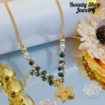choker nuevo con color balín oro chino （&12）