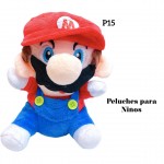 peluche en tendencia (capibara-labubu-kuromi-sticht-osito-mario) 18.5&