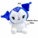 peluche en tendencia (capibara-labubu-kuromi-sticht-osito-mario) 18.5&
