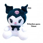 peluche en tendencia (capibara-labubu-kuromi-sticht-osito-mario) 18.5&