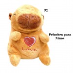 peluche en tendencia (capibara-labubu-kuromi-sticht-osito-mario) 18.5&