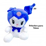 peluche en tendencia (capibara-labubu-kuromi-sticht-osito-mario) 18.5&