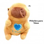 peluche en tendencia (capibara-labubu-kuromi-sticht-osito-mario) 18.5&
