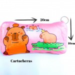 cartuchera capibara y labubu
