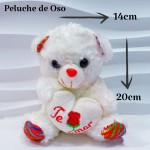 peluche osito con corazon