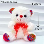 peluche osito con cinta pequeña (clip foto entre ver mas modelos)