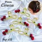 pinza de dama tulipan cereza
