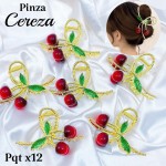 pinza de dama tulipan cereza