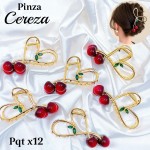 pinza de dama tulipan cereza