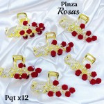 pinza de dama tulipan cereza